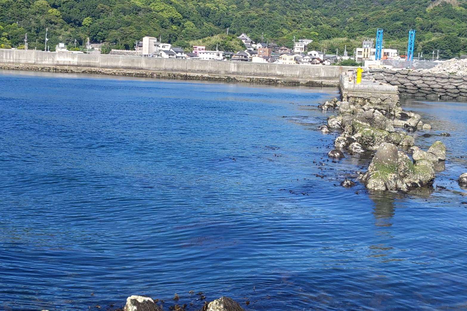 沼島の休憩所 釣りの合間